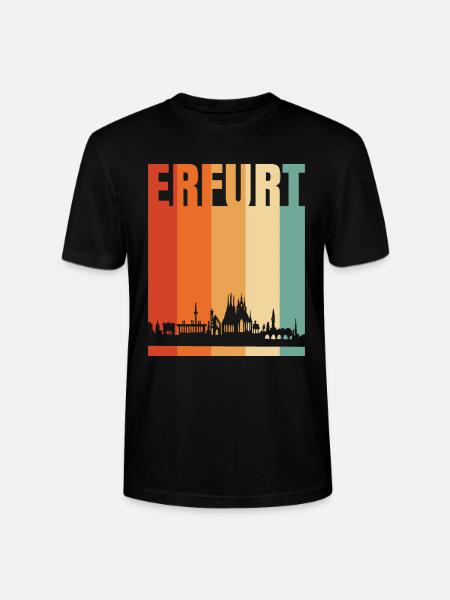 Erfurt - T-shirt bio CRAFTER Stanley Stella Unisexe - noir