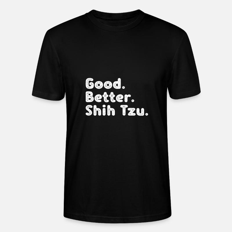 Shih Tzu - Stanley/Stella Unisex Bio-T-Shirt CRAFTER - Schwarz