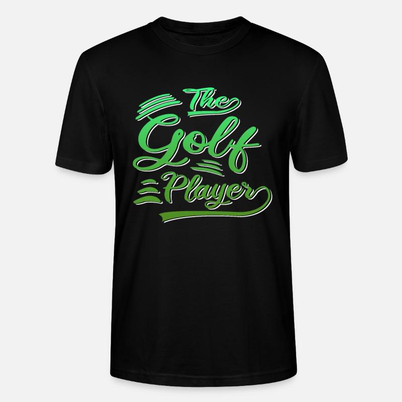 Der Golf Spieler - Stanley/Stella Unisex Bio-T-Shirt CRAFTER - Schwarz