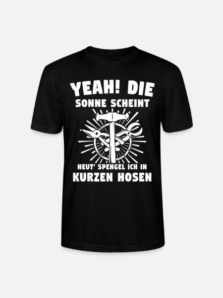 Spengler Bauspengler Karosseriespengler - Stanley/Stella Unisex Bio-T-Shirt CRAFTER - Schwarz