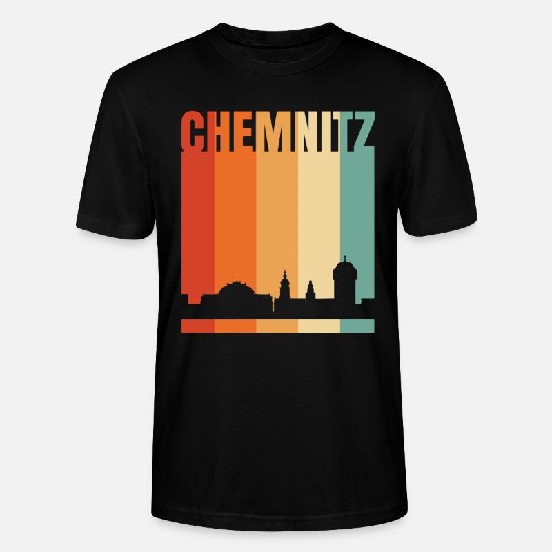 Chemnitz - Stanley/Stella Unisex Bio-T-Shirt CRAFTER - Schwarz