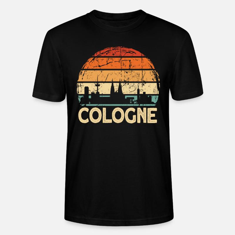 Cologne - Stanley/Stella Unisex Bio-T-Shirt CRAFTER - Schwarz