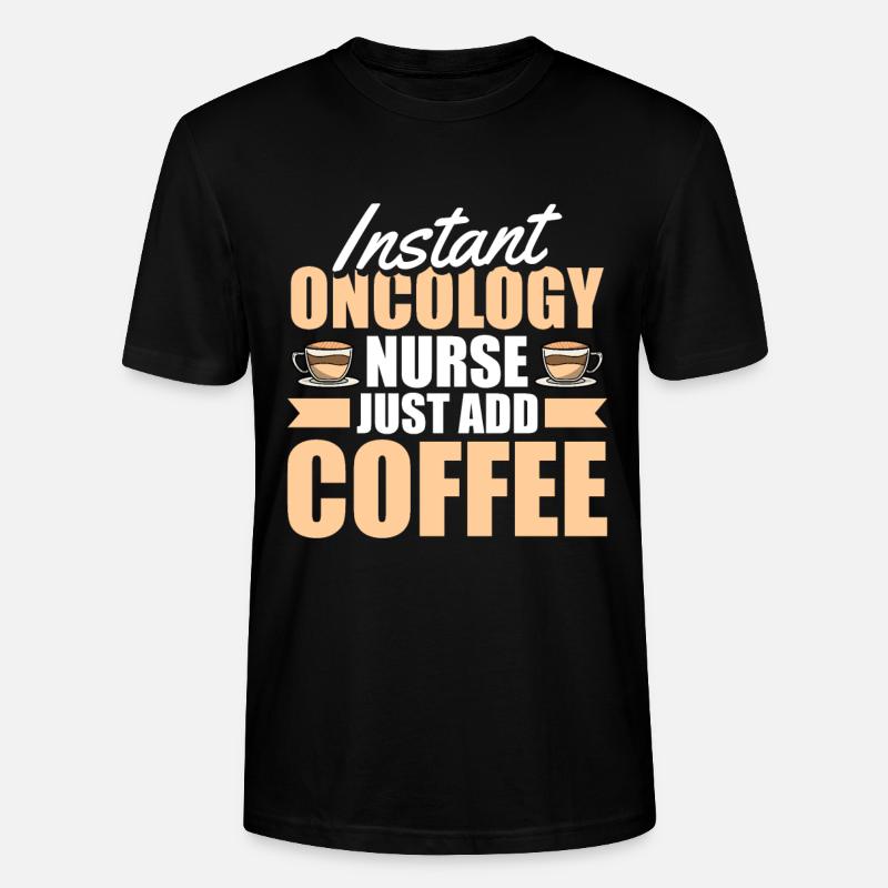 Krankenschwester Kaffee - Stanley/Stella Unisex Bio-T-Shirt CRAFTER - Schwarz