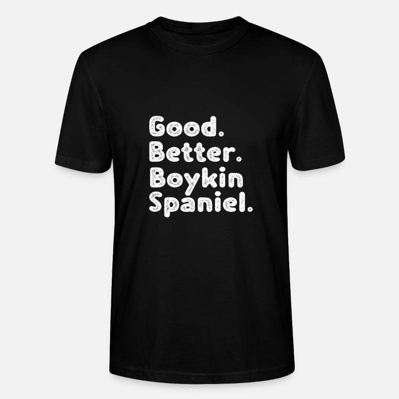 Boykin Spaniel - Stanley/Stella Unisex Bio-T-Shirt CRAFTER - Schwarz