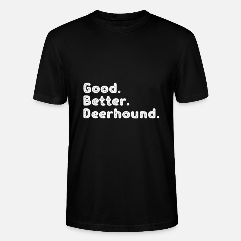 Deerhound - Stanley/Stella Unisex Bio-T-Shirt CRAFTER - Schwarz