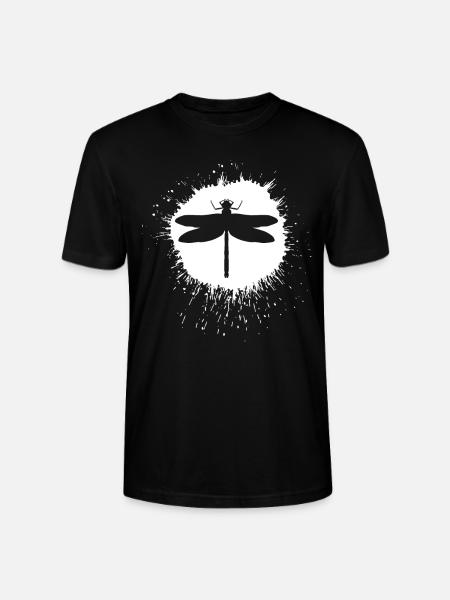 Libellule insectes Libellules Libellules - T-shirt bio CRAFTER Stanley Stella Unisexe - noir