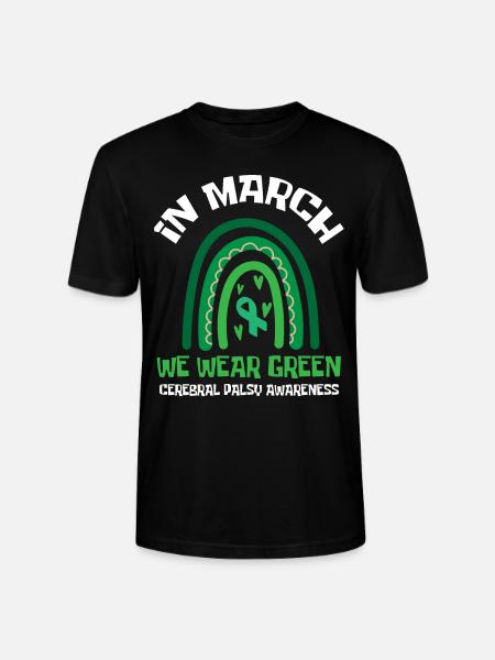 Hebral palsy, cerebral palsy consciousness - Stanley/Stella CRAFTER Unisex Organic T-Shirt - black