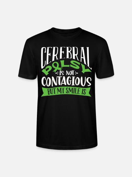 Hebral palsy, cerebral palsy consciousness - Stanley/Stella CRAFTER Unisex Organic T-Shirt - black