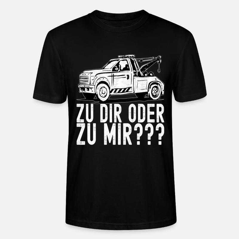 Abschleppwagen Abschleppdienst - Stanley/Stella Unisex Bio-T-Shirt CRAFTER - Schwarz