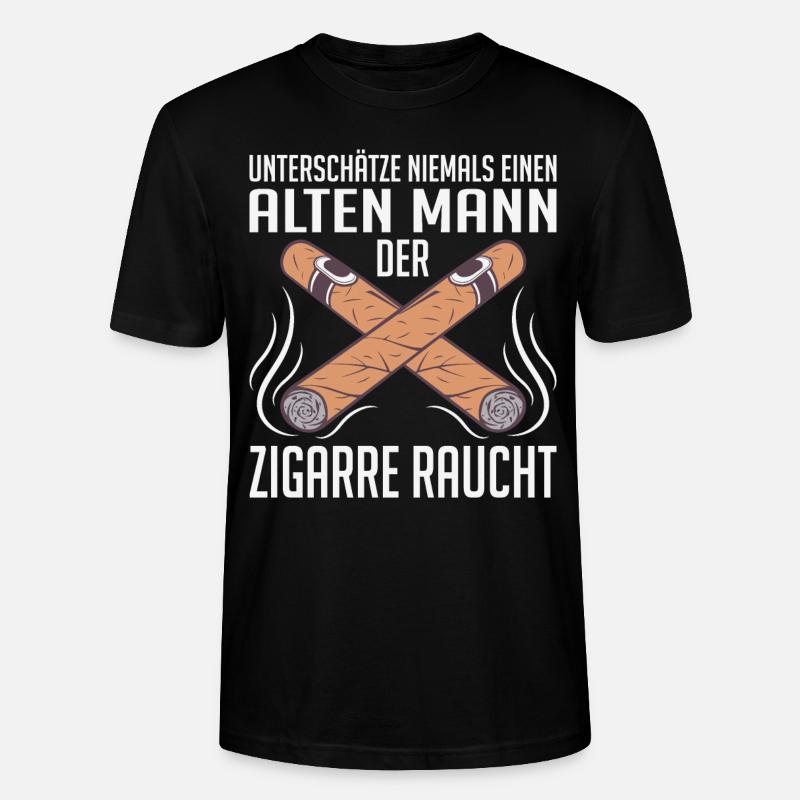 Zigarren Cigarren Zigarren Zigarrenschneider - Stanley/Stella Unisex Bio-T-Shirt CRAFTER - Schwarz