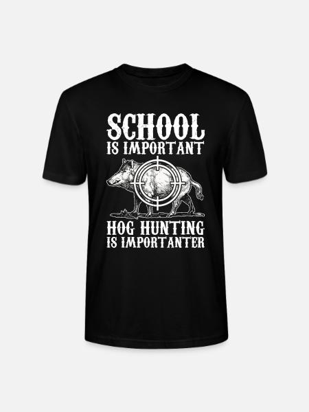 Pig Hunting Hunter Pig Hunting - Stanley/Stella CRAFTER Unisex Organic T-Shirt - black