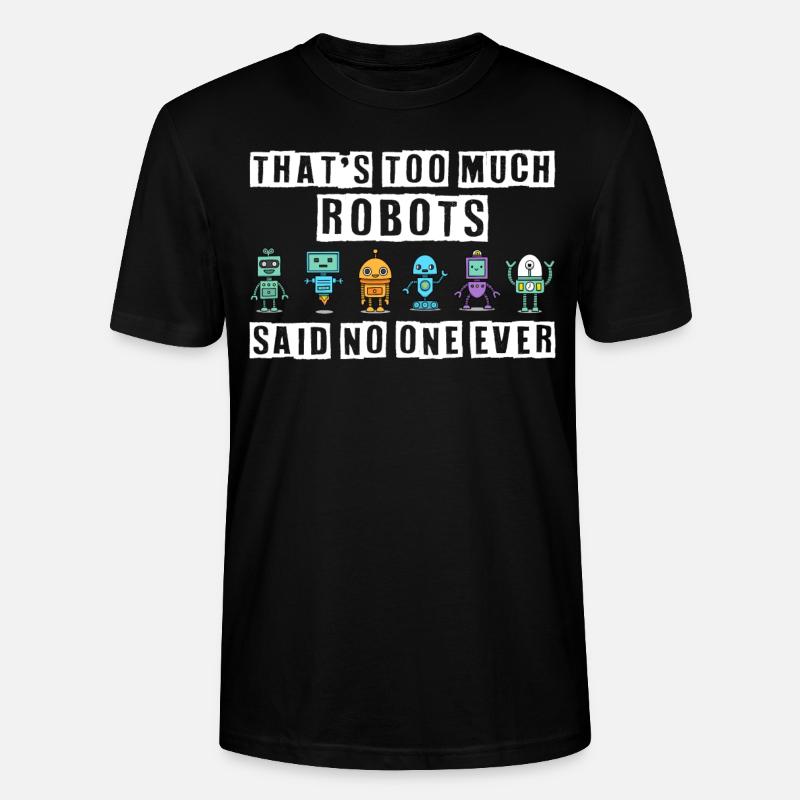 Robotique, constructeurs de robots - T-shirt bio CRAFTER Stanley Stella Unisexe - noir
