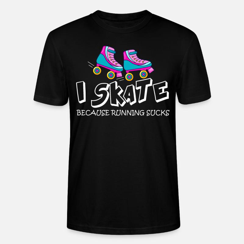 Rollschuhlaufen - Stanley/Stella Unisex Bio-T-Shirt CRAFTER - Schwarz