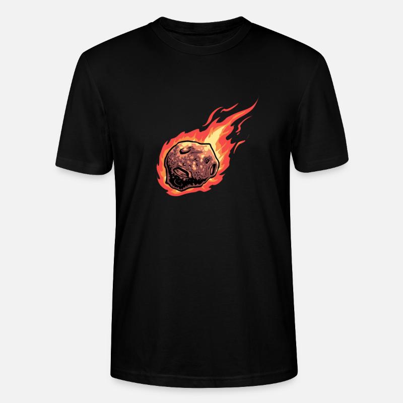 Space Space Astroid Diversion - Stanley/Stella CRAFTER Unisex Organic T-Shirt - black