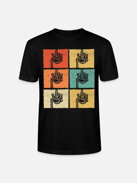 Bagpipes Bagpipes Bagpipe - Stanley/Stella CRAFTER Unisex Organic T-Shirt - black