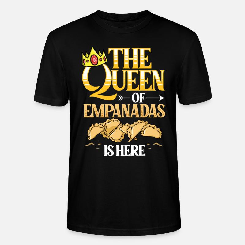 Empanada Argentina Dumpling Spain - Stanley/Stella CRAFTER Unisex Organic T-Shirt - black
