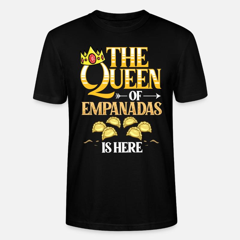 Empanada Argentinien Teigtasche Spanien - Stanley/Stella Unisex Bio-T-Shirt CRAFTER - Schwarz