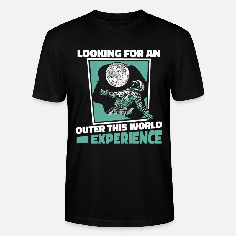 Space Space Astronaut Space Colonization - Stanley/Stella CRAFTER Unisex Organic T-Shirt - black