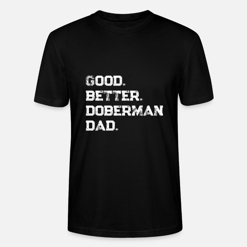 Dobermann - Stanley/Stella Unisex Bio-T-Shirt CRAFTER - Schwarz