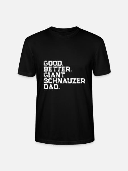Riesenschnauzer - Stanley/Stella Unisex Bio-T-Shirt CRAFTER - Schwarz