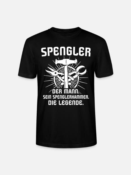 Spengler Beruf Karosseriespengler Sprüche - Stanley/Stella Unisex Bio-T-Shirt CRAFTER - Schwarz