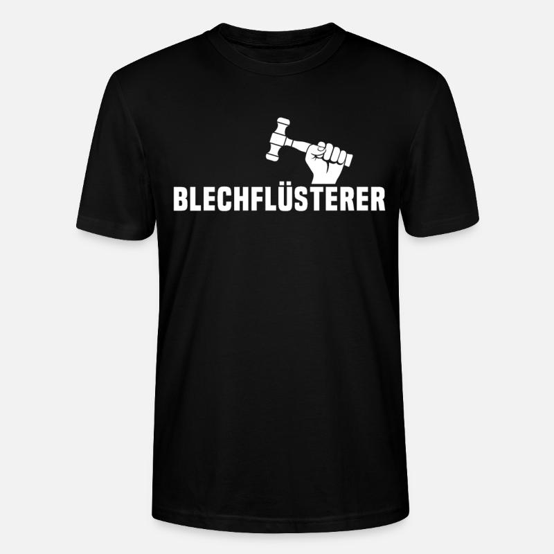 Spengler Beruf Karosseriespengler Sprüche - Stanley/Stella Unisex Bio-T-Shirt CRAFTER - Schwarz