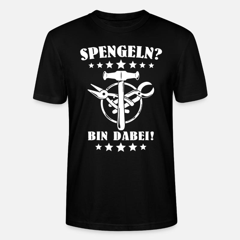 Spengler Spengeln Karosseriespengler - Stanley/Stella Unisex Bio-T-Shirt CRAFTER - Schwarz
