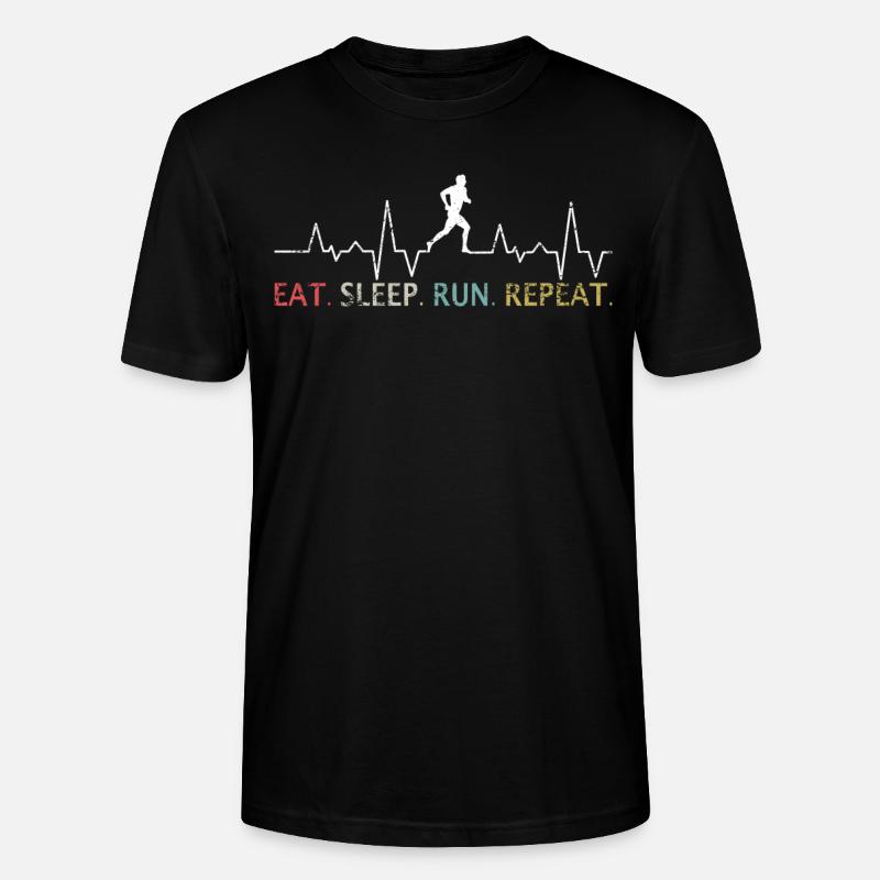 Idée cadeau Running Man Running - T-shirt bio CRAFTER Stanley Stella Unisexe - noir