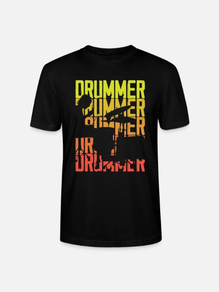 Drums Drummer Gift - T-shirt bio CRAFTER Stanley Stella Unisexe - noir