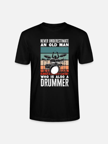 Drums Drummer Gift - T-shirt bio CRAFTER Stanley Stella Unisexe - noir