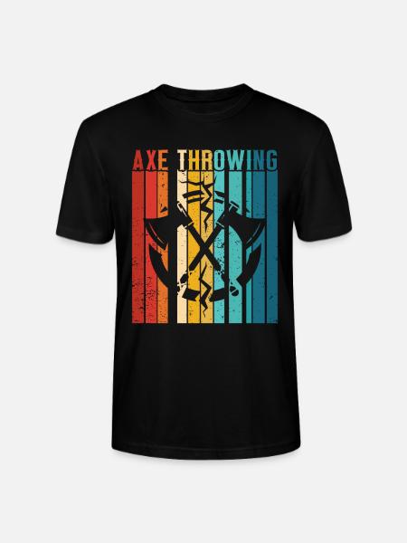 Axtwurf Axe Wurfspiel - Stanley/Stella Unisex Bio-T-Shirt CRAFTER - Schwarz