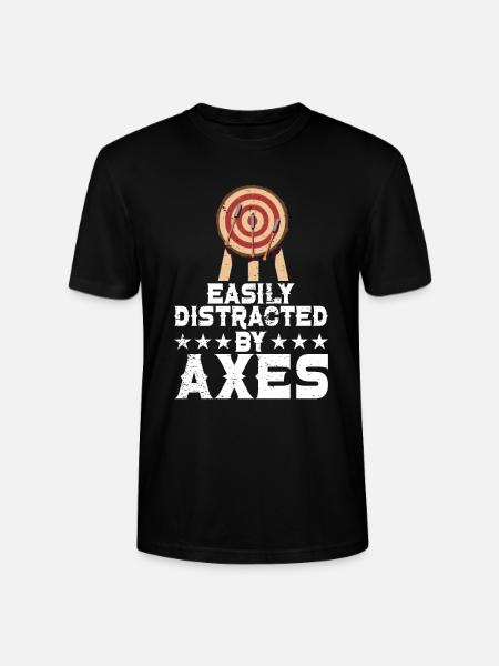 Axtwurf Axe Wurfspiel - Stanley/Stella Unisex Bio-T-Shirt CRAFTER - Schwarz