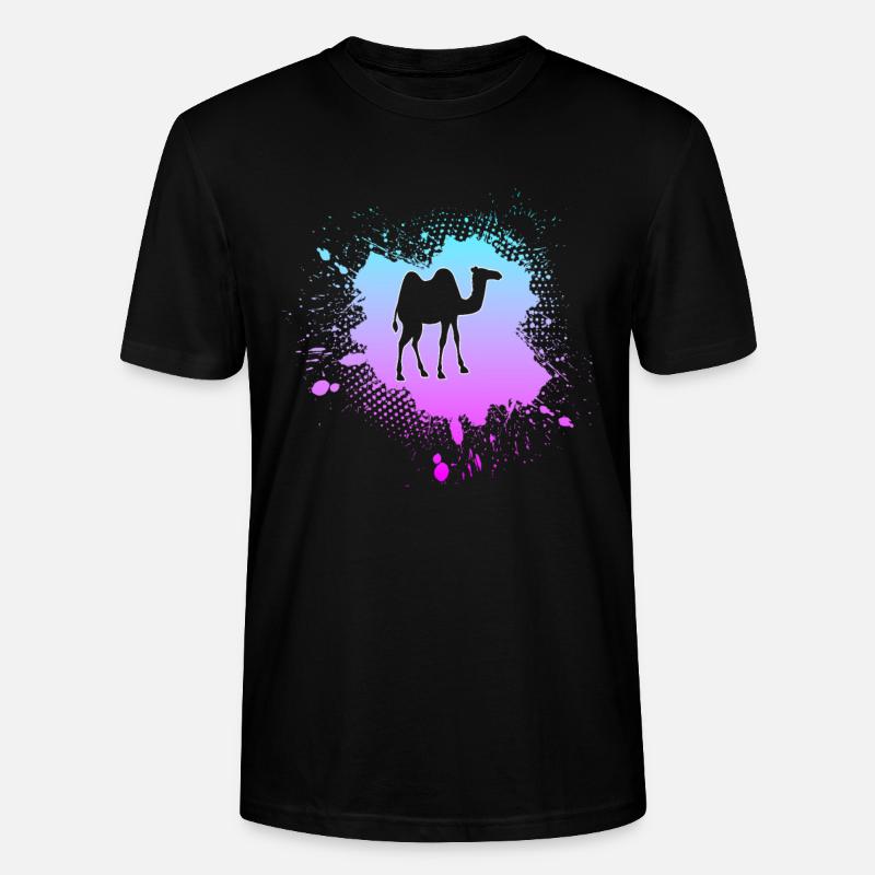 Kamel - Stanley/Stella Unisex Bio-T-Shirt CRAFTER - Schwarz