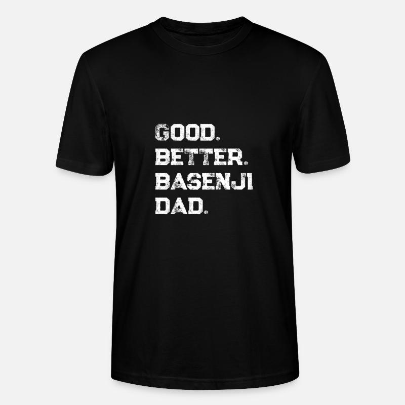 Basenji - Stanley/Stella Unisex Bio-T-Shirt CRAFTER - Schwarz