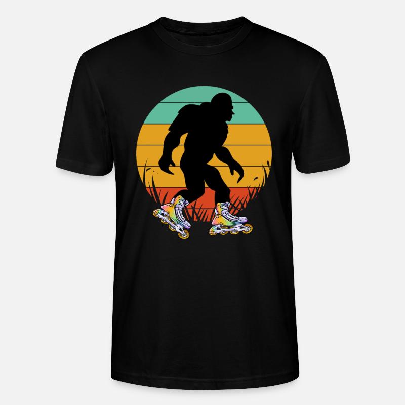 Inline Skating Inline Skating Gift - Stanley/Stella CRAFTER Unisex Organic T-Shirt - black