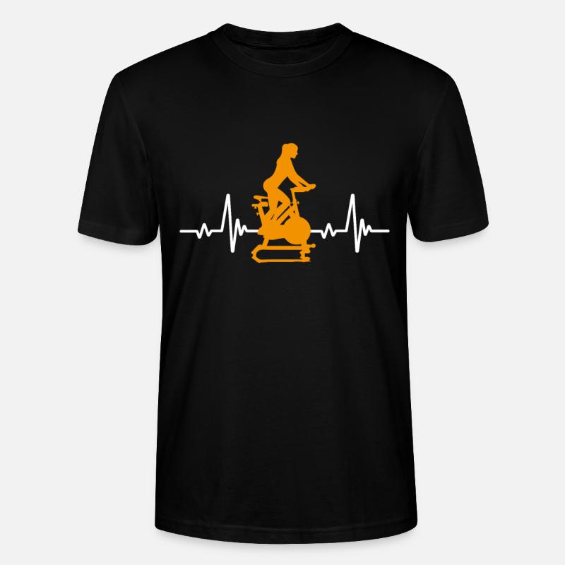 Herzfrequenz Indoor Cycling - Stanley/Stella Unisex Bio-T-Shirt CRAFTER - Schwarz