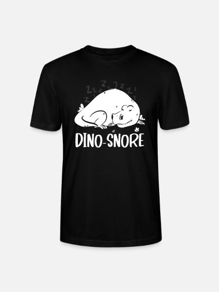 Dinosaurs Snoring Adult Dinosaurs - Stanley/Stella CRAFTER Unisex Organic T-Shirt - black