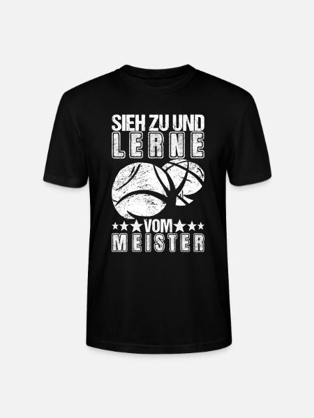 Boule Boulespieler - Stanley/Stella Unisex Bio-T-Shirt CRAFTER - Schwarz