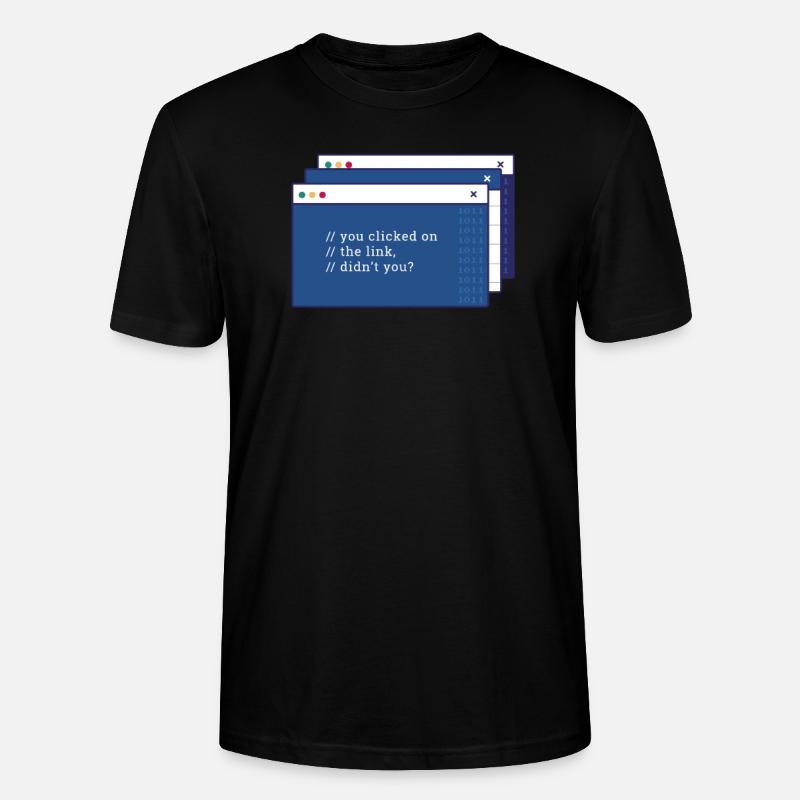 Hacker Programmeur Développeur Informatique - T-shirt bio CRAFTER Stanley Stella Unisexe - noir