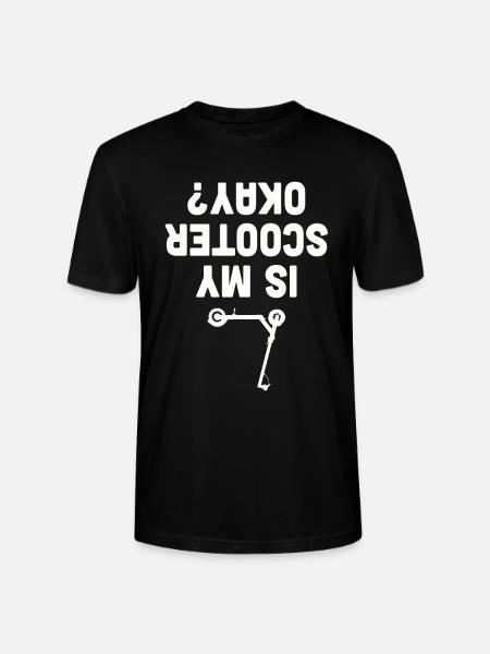 Scooter Scooter Scooter Gift - Stanley/Stella CRAFTER Unisex Organic T-Shirt - black