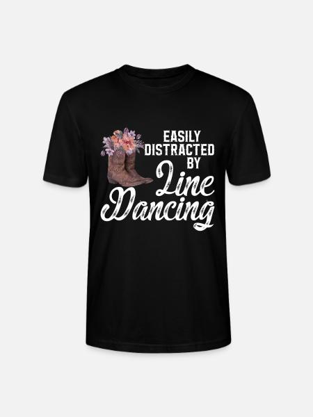 Line Dancing Cowboy Boots Western - Stanley/Stella Unisex Bio-T-Shirt CRAFTER - Schwarz