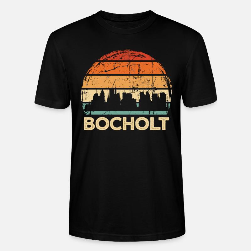 Bocholt - T-shirt bio CRAFTER Stanley Stella Unisexe - noir