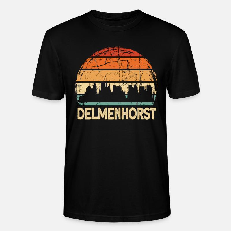 Delmenhorst - Stanley/Stella Unisex Bio-T-Shirt CRAFTER - Schwarz
