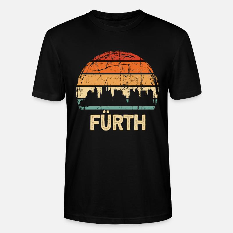 Fürth - Stanley/Stella Unisex Bio-T-Shirt CRAFTER - Schwarz