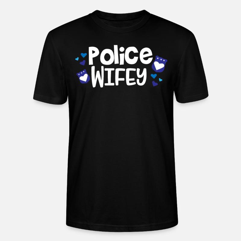 Costume d’uniforme de policier - T-shirt bio CRAFTER Stanley Stella Unisexe - noir