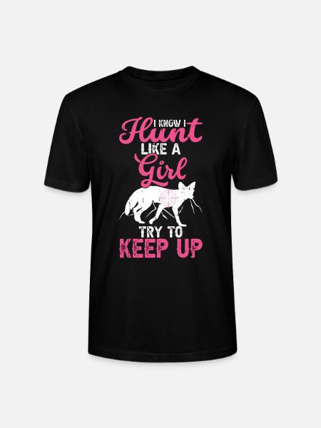Coyote hunting - Stanley/Stella CRAFTER Unisex Organic T-Shirt - black