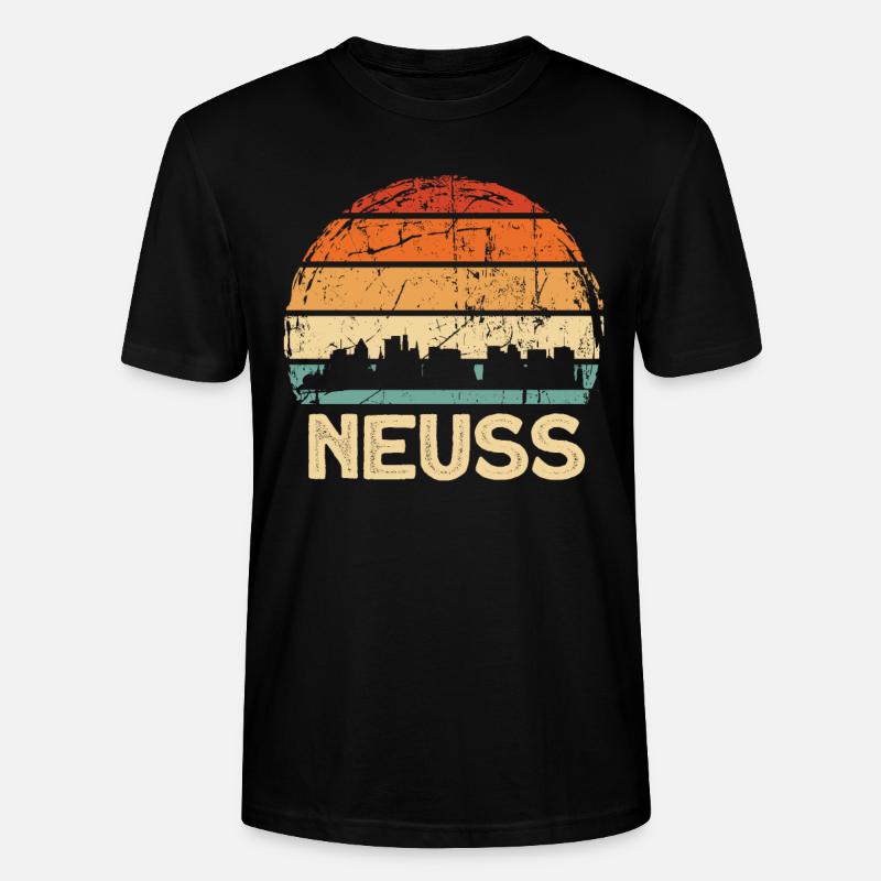Neuss - T-shirt bio CRAFTER Stanley Stella Unisexe - noir
