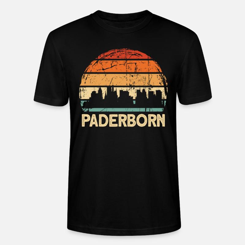 Paderborn - Stanley/Stella Unisex Bio-T-Shirt CRAFTER - Schwarz