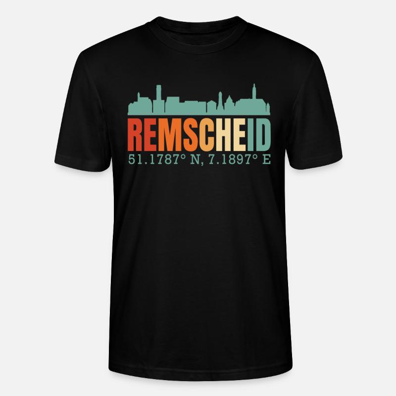 Remscheid - Stanley/Stella Unisex Bio-T-Shirt CRAFTER - Schwarz