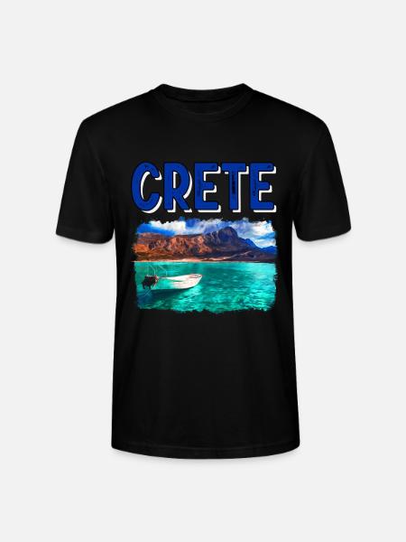 Crete Holiday Gift - Stanley/Stella CRAFTER Unisex Organic T-Shirt - black